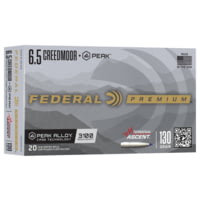 Federal Terminal Ascent 6.5 Creedmoor 130 grain Federal Premium Peak Alloy Cased Rifle Ammunition