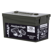 Federal XM193LPC120 American Eagle XM 5.56 NATO 55 Gr Full Metal Jacket Boat Tai