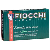 Fiocchi 3006MKD Exacta Match 30-06 Springfield 180 Gr Boat Tail Hollow Point (BT