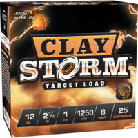 Fiocchi Clay Storm 1250 fps 12 Gauge 1 oz 2 3/4'' Shotgun Ammunition