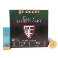 Fiocchi Exacta 12ga 2.75" 8sh 1oz /25 12CRN8