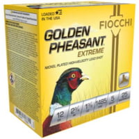 Fiocchi Golden Pheasant 12 Gauge 1 3/8 oz 2.75in 5 Shot 1485 Shotgun Ammunition