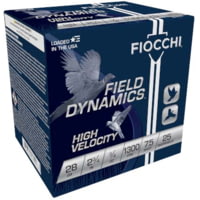 Fiocchi Hi Velocity Lead 28 Gauge 3/4 oz 2.75in 7 1/2 Shot Shotgun Ammunition