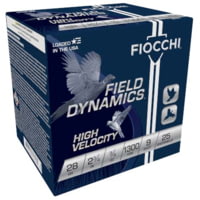 Fiocchi Hi Velocity Lead 28 Gauge 3/4 oz 2.75in 9 Shot Shotgun Ammunition