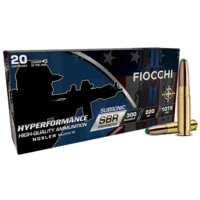 Fiocchi Hyperformance .300BLK 220 Grain SBR Enhanced Brass Rifle Ammunition