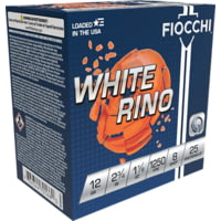 Fiocchi White Rhino 12 Gauge 1 1/8oz 2.75in 8 Shot Shotgun Ammunition