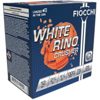 Fiocchi White Rino Crusher 12 Gauge 1 1/8oz 2.75in 7 1/2 Shot Shotgun Ammunition