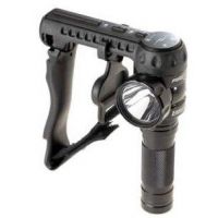 First Light Liberator STT Tactical Light w/ BLACK BELT Holster &amp; Red Filter, Black