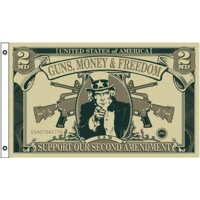 Flags Guns Freedom Dollar Flag