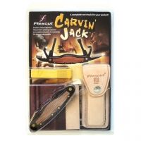 Flexcut Carvin' Jack Fixed Blade Knife, 4.25in closed