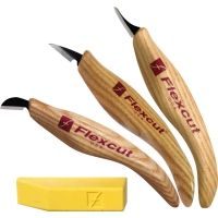Flexcut Slim-Handle Detail Knife Set
