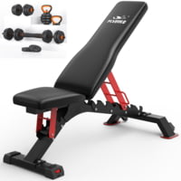 Flybird Fitness Bundle Eco-Friendly Weight SetDumbbells, Kettlebells, etc.&amp; Flybird Pro Weight Bench 41B35925