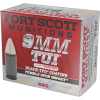 Fort Scott Munitions 9mm 125 Grain Sub-Munition Tumble Upon Impact TPD Pistol Ammunition