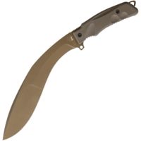 Fox Exteme Tactical Kukri Bronze Fixed Blade Knife