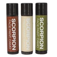 Fox Outdoor Scorpion 3-Tubes Face Paint Camouflage