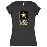 Fox Outdoor Women's Cotton Tees, Army Star Sister / Black