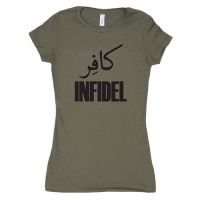 Fox Outdoor Women's Cotton Tees, Infidel / Olive Drab