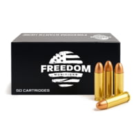 Freedom Munitions .30 Carbine 110 Grain Round Nose Brass Rifle Ammunition