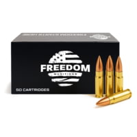 Freedom Munitions .300 Blackout 147 Grain Full Metal Jacket Brass Rifle Ammunition
