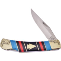 Frost Assorted Stone Lockback Folding Knife