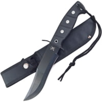 Frost Bowie Black Rubber w/Sheath Knife