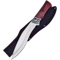 Frost Pakkawood Deer 8in Bowie Knife