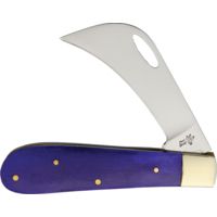 Frost Hawkeye Purple Smooth Bone Folding Knife