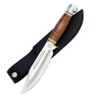 Frost Iron Horse Pakkawood Bowie Fixed Blade Knife