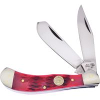 Frost Little Saddlehorn Dark Red Folding Knife