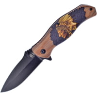 Frost Native American Linerlock A/O Folding Knife