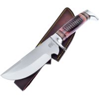 Frost Rhode Island Red Bowie Fixed Blade Knife