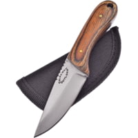 Frost Skinner Wine Pakkawood Fixed Blade Knife
