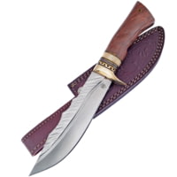 Frost Sky Dancer Bowie Walnut Knife