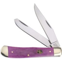 Frost Steel Warrior Trapper Purple Folding Knife