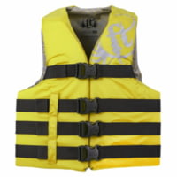 Full Throttle Adult Dual-Sized Nylon Water Sports Vest, 32"-40" Chest