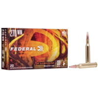 Federal Fusion .270 Winchester 130 Grain Soft Point Brass Cased Centerfire Rifle Ammunition