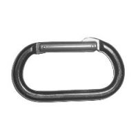 Fusion Supreme Oval Aluminum Carabiner, Silver