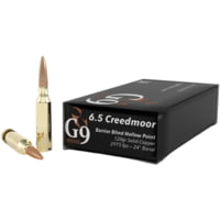 G9 Defense 6.5 Creedmoor 120gr Barrier Blind Hollow Point Rifle Ammunition