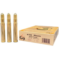 G9 Defense Safari .416 Remington Magnum 400 Grain Shape Charge Solid Brass Cased Rifle Ammunition