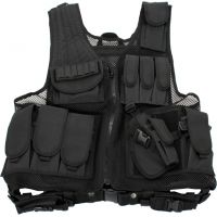 Galati Gear Black Deluxe Tactical Vest - Standard