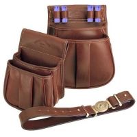 Galco 50 Ct Sporting Clays Shell Pouch Leather Chestnut SL1044CN