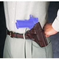 Galco Cover Six Left Cross Draw Belt Holster for S&amp;W J Fr 640 Cent 2.125 Inch .357