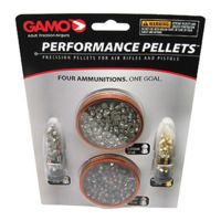 Gamo .22 Caliber Performance Pellets, 4 Types - 225 Combo Pack