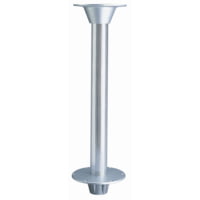 Garelick 75350 2.875" Stowable Table Pedestal Flush Mount Base &amp; Tube Complete Set