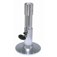 Garelick Water Adjustable Height Ribbed Series Positive Pin Lock Pedestal - 12in To 17in
