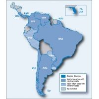 Garmin City Navigator Map - South America NT on MicroSD/SD