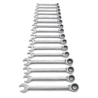 GearWrench 12 Point Ratcheting Combination Metric Wrench Set