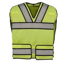 Gerber Outerwear Bright Star Vest with Silver Trim - Ansi 207-Ansi 107