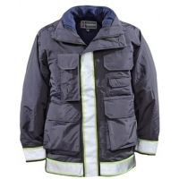 Gerber Outerwear Medix 3-in-1 Parka Silver Trim with Lime Edging