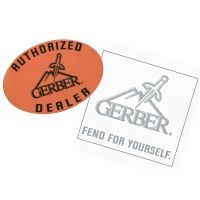 Gerber Logo Static Cling Decals